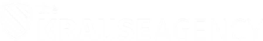 The Krause Agency white logo