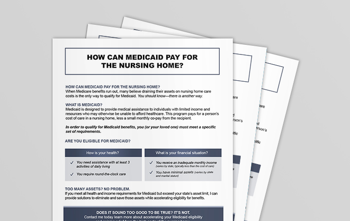 How Can Medicaid Pay for the Nursing Home