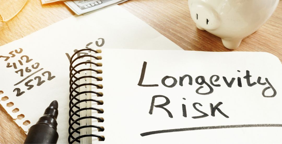 longevity risk written in marker