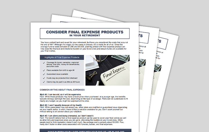 Common Myths About Final Expense Products